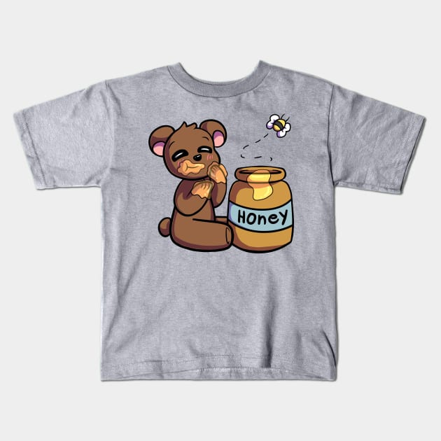 Honey Bear Kids T-Shirt by Miss_Akane